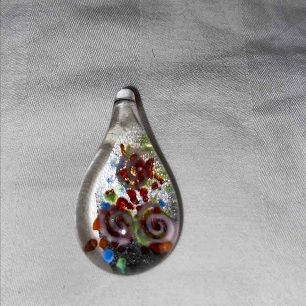 Glass blown pendant